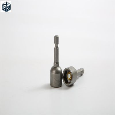 12mm*48mm*5PC CRV Magnético Nbut Driver Set con acabado natural y tamaño de la unidad de 1/4 de pulgada