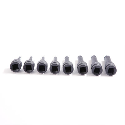 Fuerte y duradero 8 piezas CR-MO M5 tamaño hexagonal conector de impacto para la herramienta eléctrica de mano