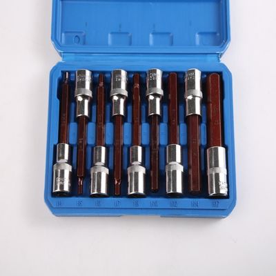 Tipo H 100MM 9pcs Conjunto de toma de corriente firme y estable para herramientas electrónicas de mano