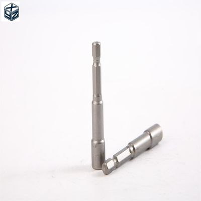 6mm*65mm*5PC CRV Material 6.35 Conjunto de conductores de tuercas magnéticas hexagonales para apretar con precisión