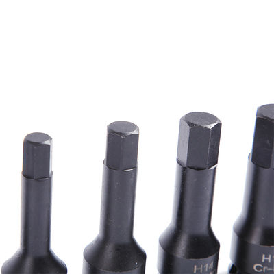 Dispositivo negro de fosfato de acabado H5 hex impact socket conjunto hecho de material CR-MO