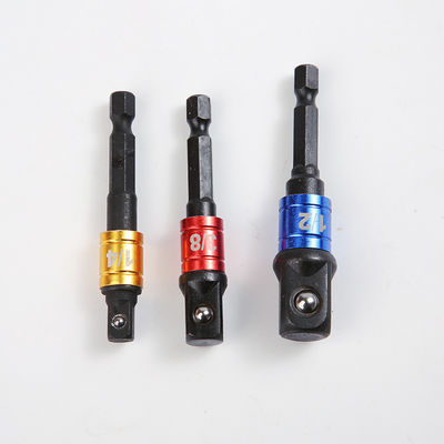1/4' 65MM 2.5 pulgadas Colorido adaptador de toma de grado de impacto para herramientas manuales y eléctricas