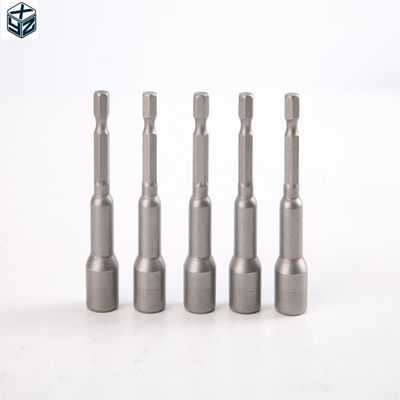 No clasificado Clase CRV Material 6.35 Hexágono 10mm*65mm*5PC Conjunto de conductores de tuercas magnéticas fuertes