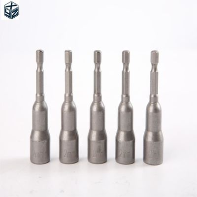 Gran tratamiento térmico CRV Material 6.35 Hexágono 12mm * 65mm * 5PC Nut Driver Set
