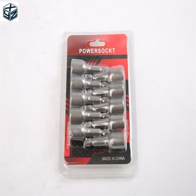 1/2in Drive CRV Material 6.35 Hexágono Magnético Conjunto de conductor de tuercas para herramientas eléctricas de mano