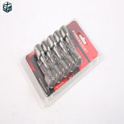 Material de acabado natural CRV 6.35 Hexágono 10mm*48mm*10PC Conjunto de conductores de tuercas magnéticas fuertes