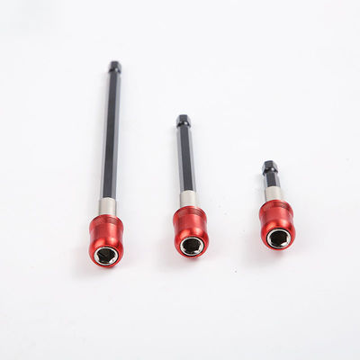 150 mm CRV Material de vigas hexagonales Fuerte Extensión de broca magnética en rojo