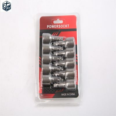 Material CRV 6.35 Hexágono 10mm*42mm*10PC controlador de tuerca magnética conjunto para fuerte magnético