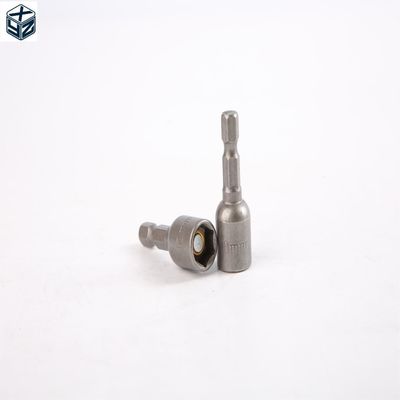 Material CRV 6.35 Hexágono 10mm*42mm*10PC controlador de tuerca magnética conjunto para fuerte magnético