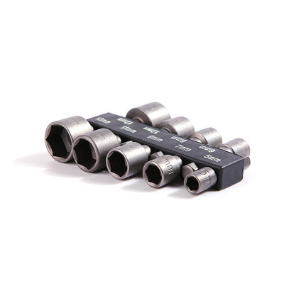 5 mm 9pcs Conjunto de conexión de destornillador para herramientas manuales / eléctricas de 5-13 mm