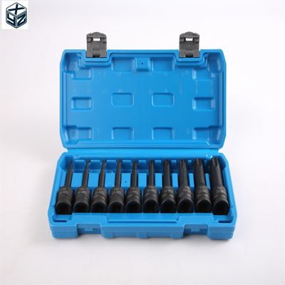 Finish de fosfato negro 20pcs de la serie 78 T20 a T80 Material CR-MO Conjunto de toma de impacto duradero