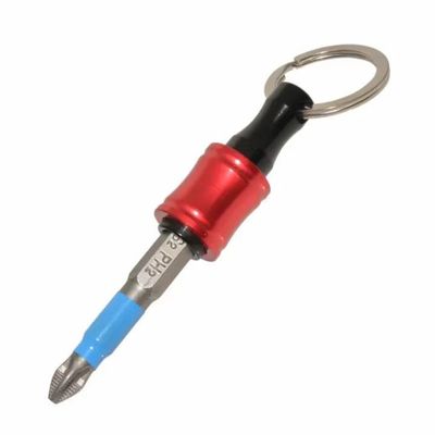 Finish de óxido negro 6pcs de liberación rápida 1/4 de pulgada de eje hexagonal de conductor de tornillo de bit de porta llaves