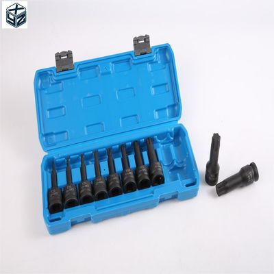 Finish de fosfato negro 20pcs de la serie 78 T20 a T80 Material CR-MO Conjunto de toma de impacto duradero