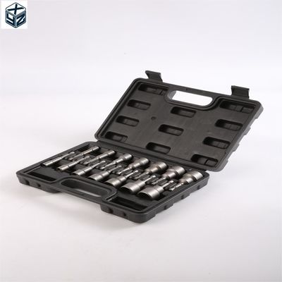 ODM 14 piezas 2.5 &quot;Mágnico métrico de cambio rápido de hexagonal Conjunto de conductor de la tuerca del tallo Conjunto de toma de impacto