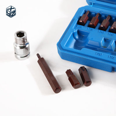 30 mm 75 mm S2 T tipo 15 piezas de caja de plástico de precisión de mecanizado de bits de conjunto para Muliti-propósito