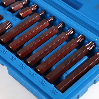 30 mm 75 mm S2 T tipo 15 piezas de caja de plástico de precisión de mecanizado de bits de conjunto para Muliti-propósito