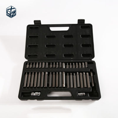 41pcs de caja de plástico para herramientas de alta precisión CRV aleación de acero grado industrial