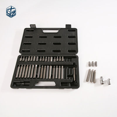 41pcs de caja de plástico para herramientas de alta precisión CRV aleación de acero grado industrial