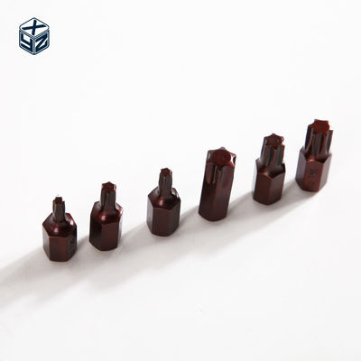Grado industrial 40 piezas con material rojo S2 y caja de plástico de acabado natural
