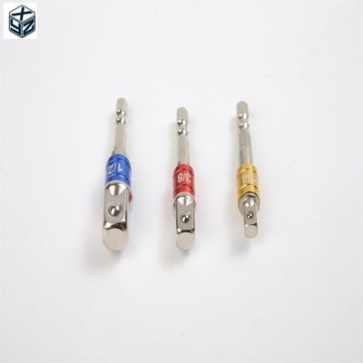 CRV acero cromo vanadio plata 1/4' 54' MM adaptador de toma de corriente universal establecido para duradero