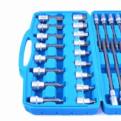 Material CRV H Tipo 30pcs Conjunto de toma de bits de 55 mm a 200 mm