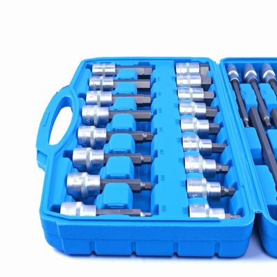 Material CRV H Tipo 30pcs Conjunto de toma de bits de 55 mm a 200 mm