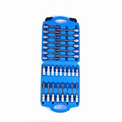 Material CRV H Tipo 30pcs Conjunto de toma de bits de 55 mm a 200 mm