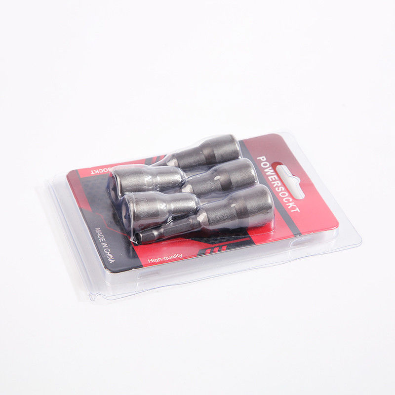 Fuerte magnético 5pcs 12mm 65mm cambio rápido Hex Shank Clase industrial de nuez de conductor conjunto