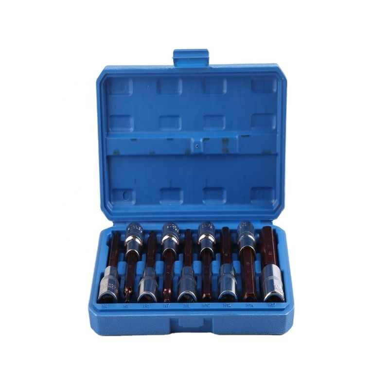 Tipo H 100MM 9pcs Conjunto de toma de corriente firme y estable para herramientas electrónicas de mano