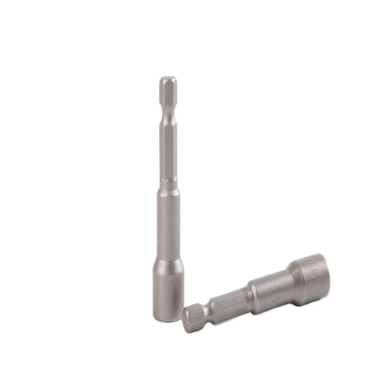 CRV Material 9mm * 65mm * 5PC conductor de nuez magnética establecido para 1/4 de pulgada