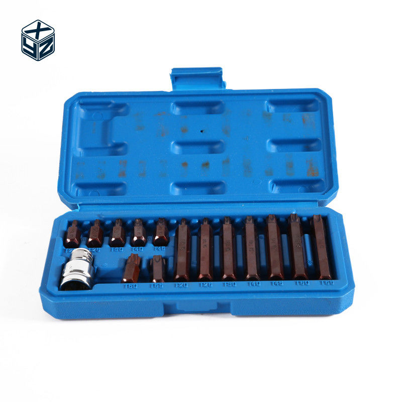 30 mm 75 mm S2 T tipo 15 piezas de caja de plástico de precisión de mecanizado de bits de conjunto para Muliti-propósito