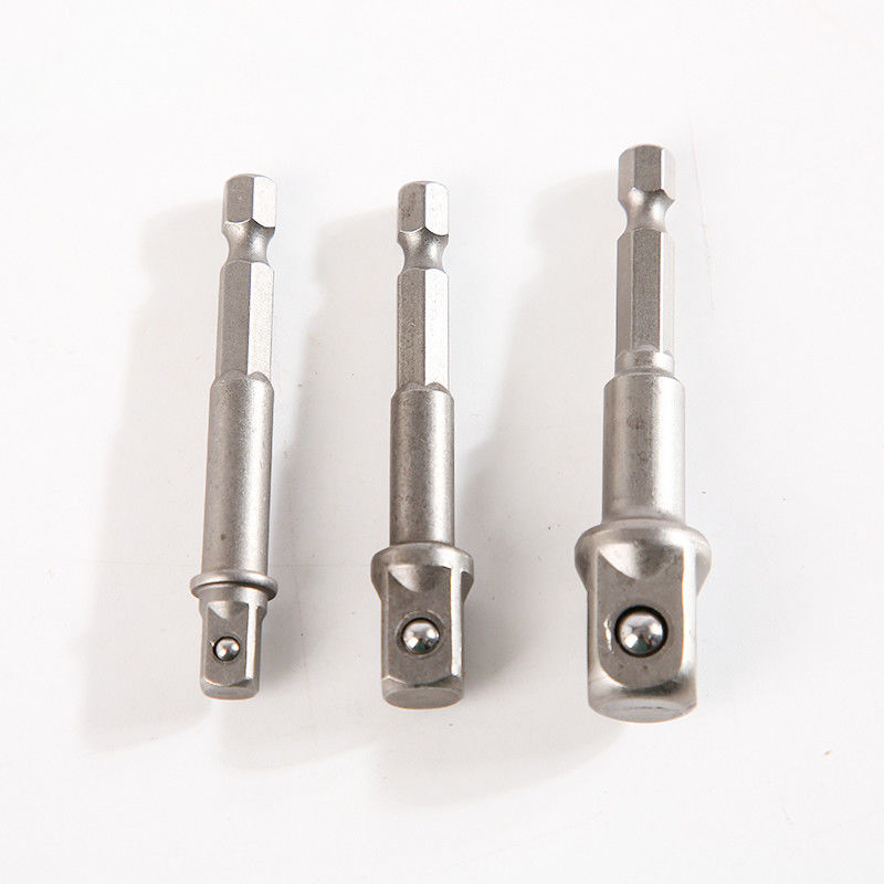 Adaptador de conexión de grado de impacto de material CRV de 2,5 pulgadas para 1/4 de pulgada Negro de plata original